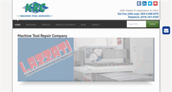 Desktop Screenshot of krcmachinetoolservices.com