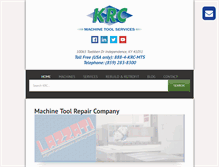 Tablet Screenshot of krcmachinetoolservices.com